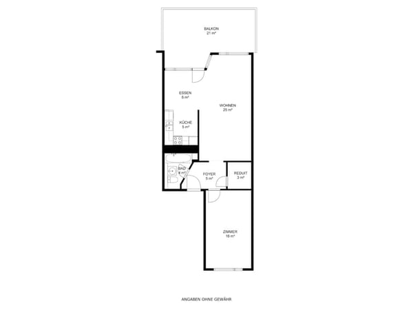 Helle 2.5-Zimmer-Wohnung mit Balkon in Hinwil – ab sofort verfügbar! 5