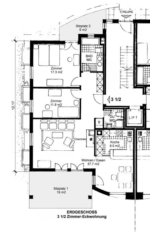 Helle 3.5-Zimmer-Wohnung mit Balkon in Wollerau – sofort verfügbar 12