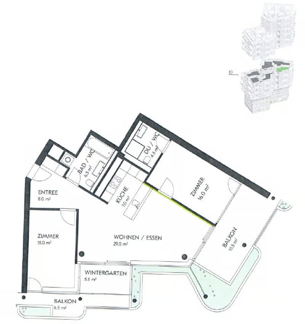 Moderne 3.5-Zimmer-Wohnung mit Balkon in Risch-Rotkreuz – ab sofort verfügbar! 11