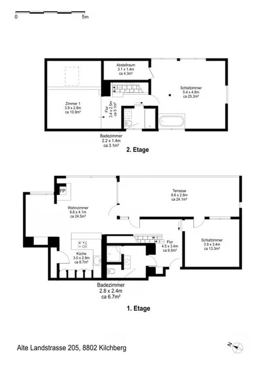 Sonnige 3.5-Zimmer-Wohnung mit Seesicht in Kilchberg 10