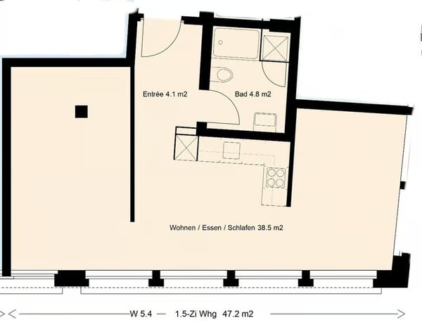 Charmante 1.5-Zimmer-Wohnung im Herzen von Basel 6