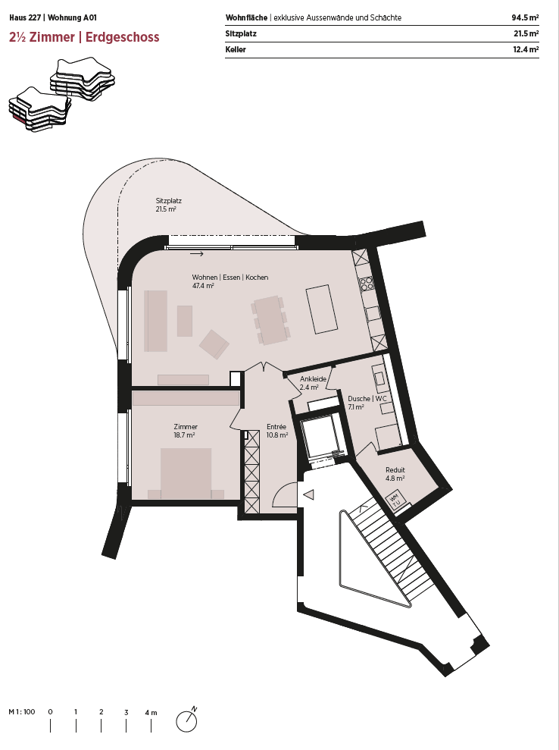 Exklusive Gartenwohnung im