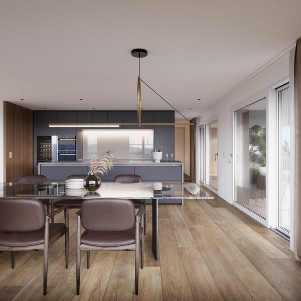 Exklusive 7-Zimmer-Neubauwohnung mit Terrasse & Weitsicht 3