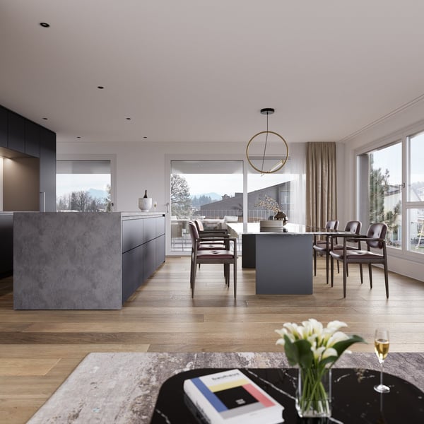 Exklusive 7-Zimmer-Neubauwohnung mit Terrasse & Weitsicht 4
