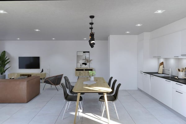 Saxon - Superbe 3.5 pces avec jardin privatif de 250 m2. 9