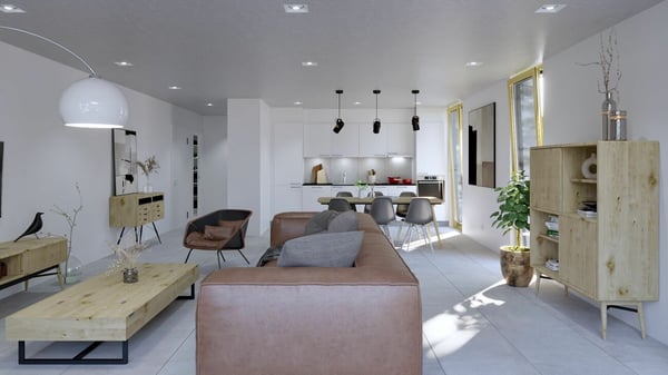 Saxon - Superbe 3.5 pces avec jardin privatif de 250 m2. 8