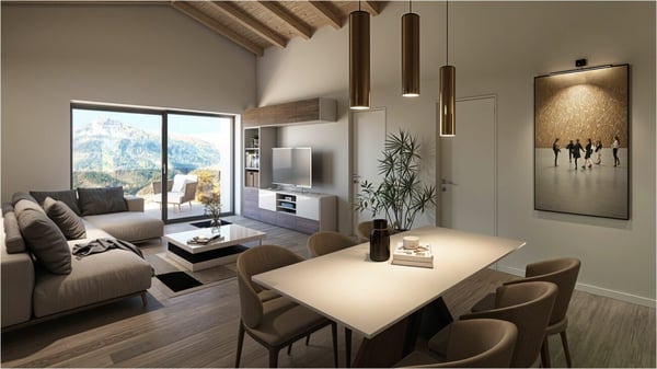 B - Les Coteaux de l'Arche - 4.5 pces dans immeuble de 2 appartements 8