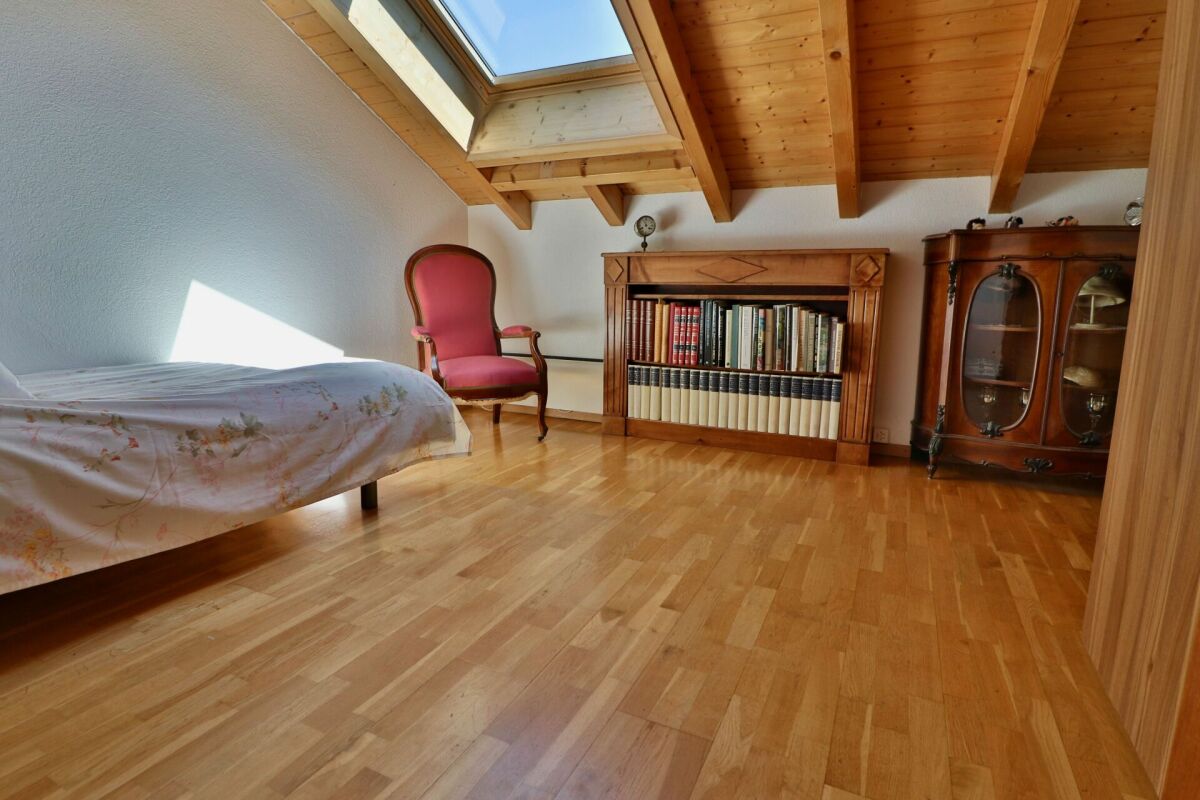 Villa + 2.5 pces avec piscine à Savièse - Vue panoramique