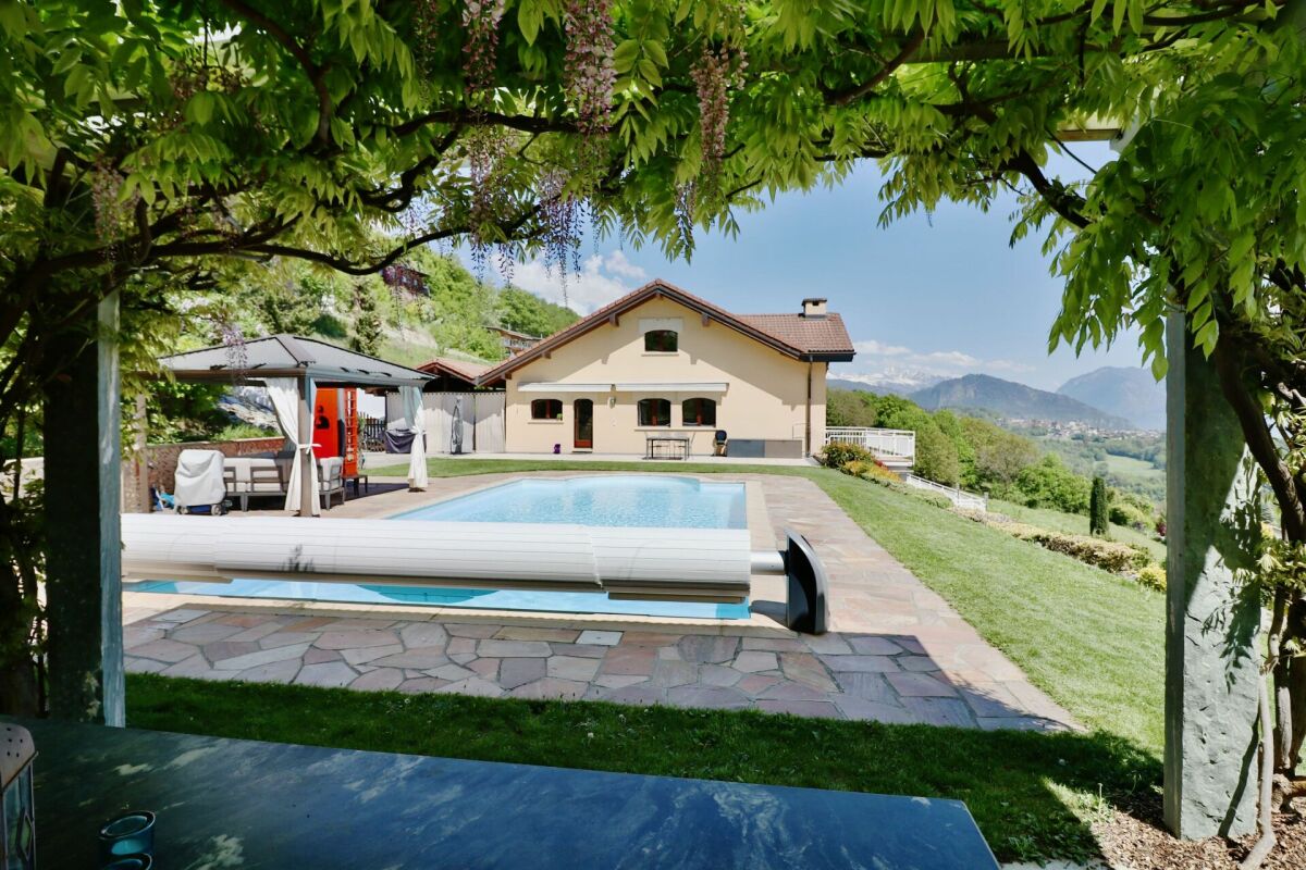 Villa + 2.5 pces avec piscine à Savièse - Vue panoramique
