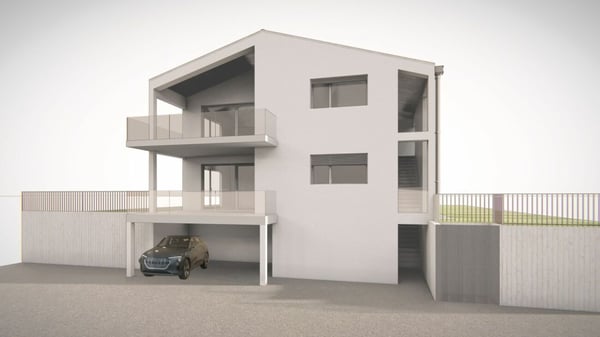 B - Les Coteaux de l'Arche - Attique  5.5 pces dans immeuble de 2 appartements 4