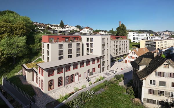 Modern und mit viel Charme wohnen im Giessbach-Areal