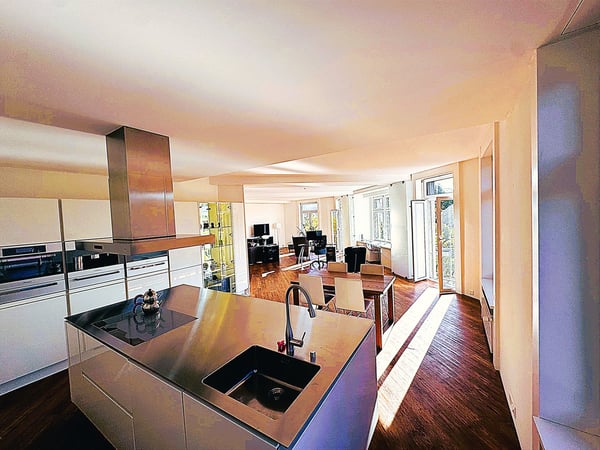 Weiträumige, helle 1.5 - Zimmerloft mit Blick auf See und Zürihornpark (Zürich Seefeld) 9