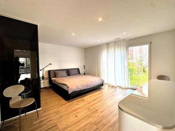 Möblierte 1.5-Zimmer-Wohnung mit  loftartigem Wohnbereich und rundum Aussicht in Uster 8