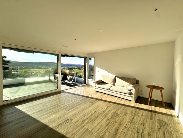 Möblierte 1.5-Zimmer-Wohnung mit  loftartigem Wohnbereich und rundum Aussicht in Uster 14