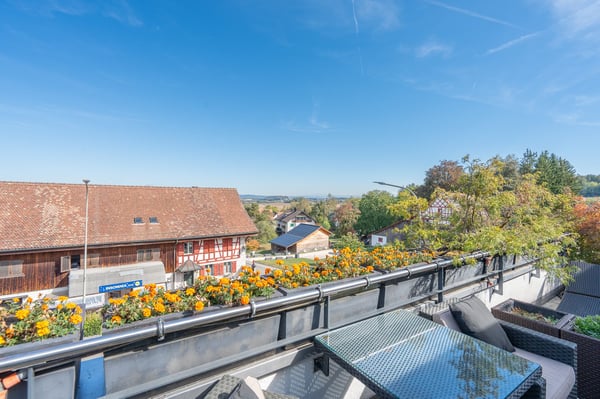2.5-Zimmer-Attikawohnung mit Morgen- und Abendsonne – vor den Toren Zürichs 16