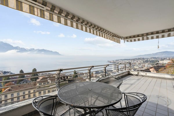 Magnifique appartement à Montreux avec une vue imprenable sur le lac et les Alpes 1