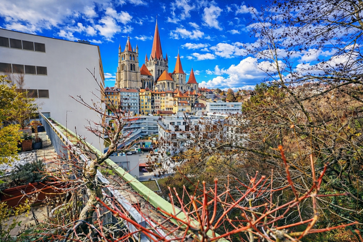 Sublime appartement au centre ville de Lausanne