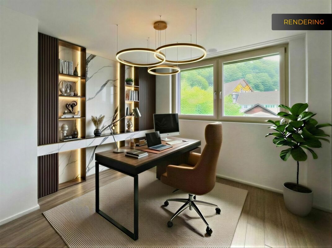 Modernes 6-Zimmer-Doppeleinfamilienhaus mit Garten in Hausen am Albis