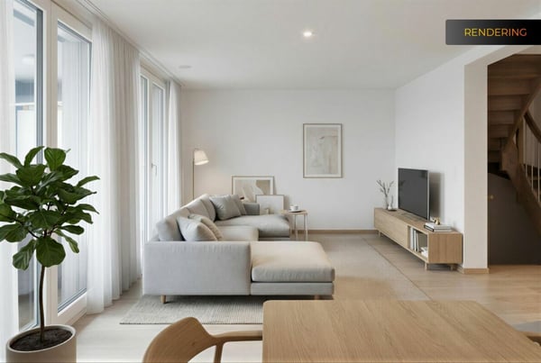 Modernes 6-Zimmer-Doppeleinfamilienhaus mit Garten in Hausen am Albis 2