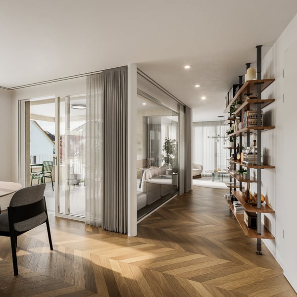 Ruhig und doch Urban: Ihr neues Zuhause im BLOOM 3