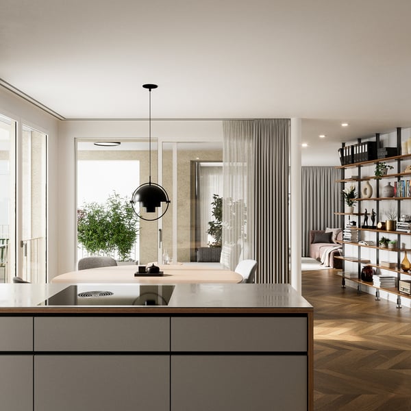 Ruhig und doch Urban: Ihr neues Zuhause im BLOOM 2