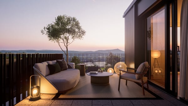 Neubauprojekt SATO: 1.5-Zimmer-Attikawohnung 1