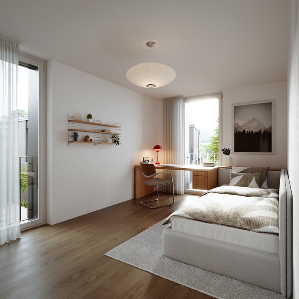 Neubauprojekt SATO: 1.5-Zimmer-Attikawohnung 6