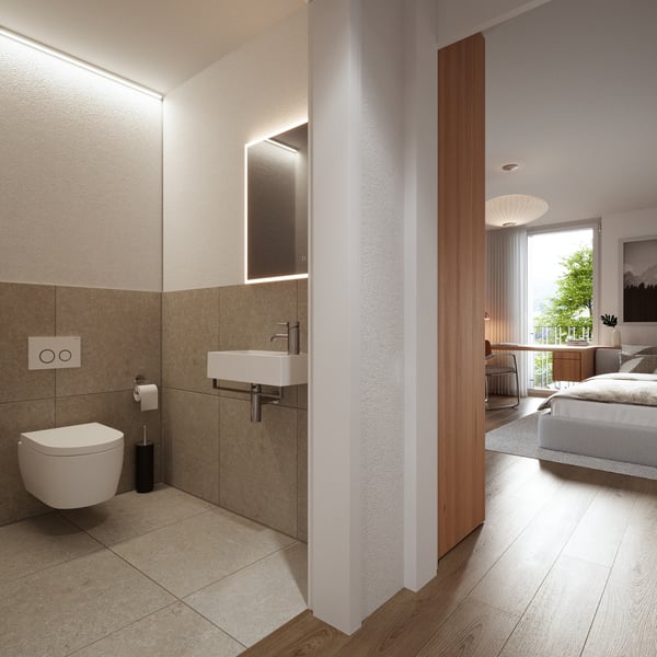 Neubauprojekt SATO: 1.5-Zimmer-Attikawohnung 8