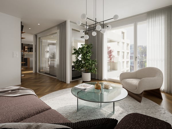Neue 2.5-Zimmer-Gartenwohnung mit 113 m² privatem Garten 1