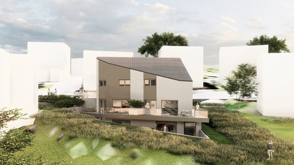 Neubau Doppelteinfamilienhaus mit Einliegerwohnung in Roggwil BE – Bezug ab 2026