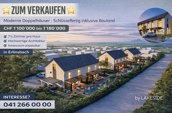 Modernes Neubau-Doppelhaus mit Pool in Erlinsbach 1