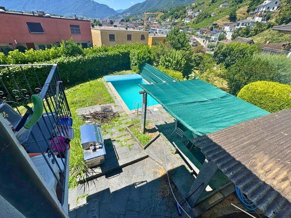 BIFAMILIARE CON PISCINA PRIVATA E VISTA APERTA 5