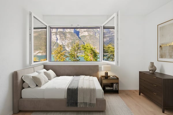 Wohnen mit Seesicht – hochwertige 4½-Zimmerwohnung mit See- und Bergsicht 5