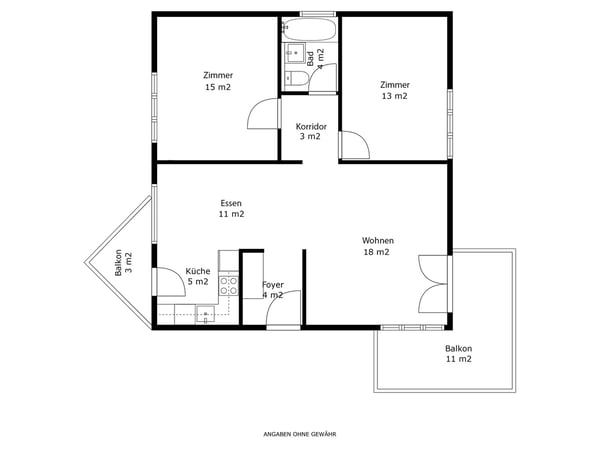 Exklusive 3.5-Zimmerwohnung als zweite Wohnsitz mit traumhafter Panoramasicht auf den Walensee 3