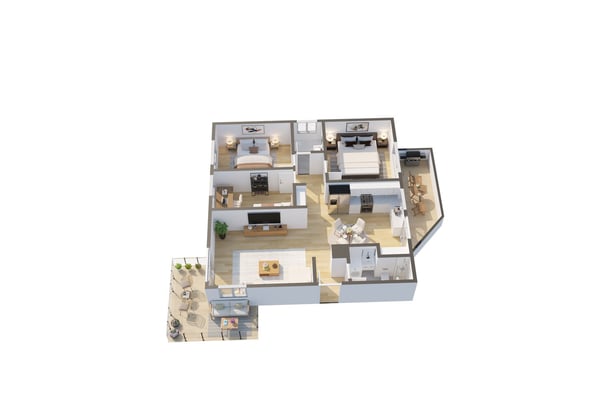 Wohnen mit Seesicht – hochwertige 4½-Zimmerwohnung mit See- und Bergsicht 32