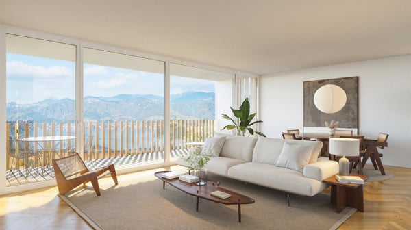 Neubau « La Rose au Lac »: 1½-Zimmer Doppeleinfamilienhäuser mit Seesicht zu verkaufen 2