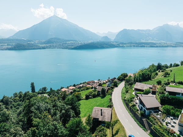 Grosszügige Baulandparzelle mit spektakulärer Aussicht in Sigriswil
