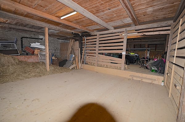 Landhaus mit 3 Wohnungen, Praxis, Pferdeboxen, Quelle, Bauland 12