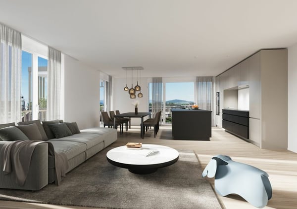 Letzte Wohnung 2.5 Zi.-Gartenwohnung Neubau MFH Quadro Galgenen 3