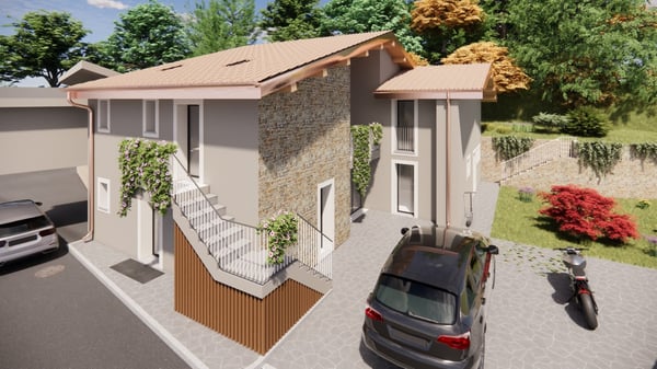 Nuovo progetto residenziale di 3 unità abitative 1