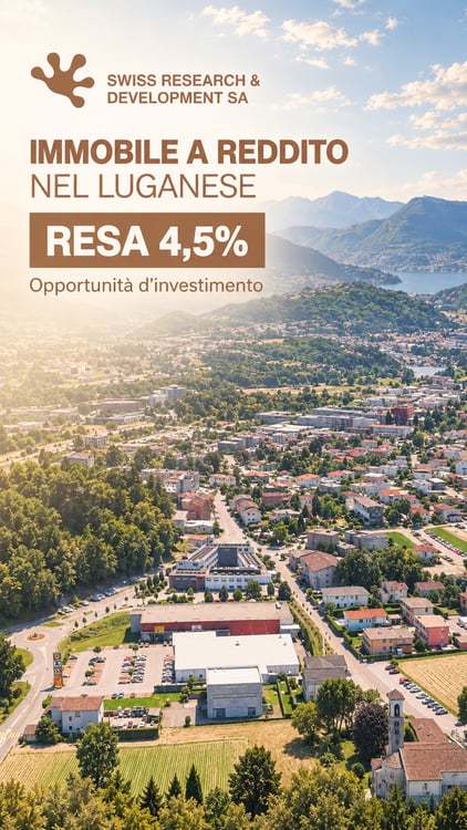 OFF MARKET-LUGANESE | ASSET MISTO A REDDITO | 16 POSTI AUTO | RESA NETTA 4,5% 3