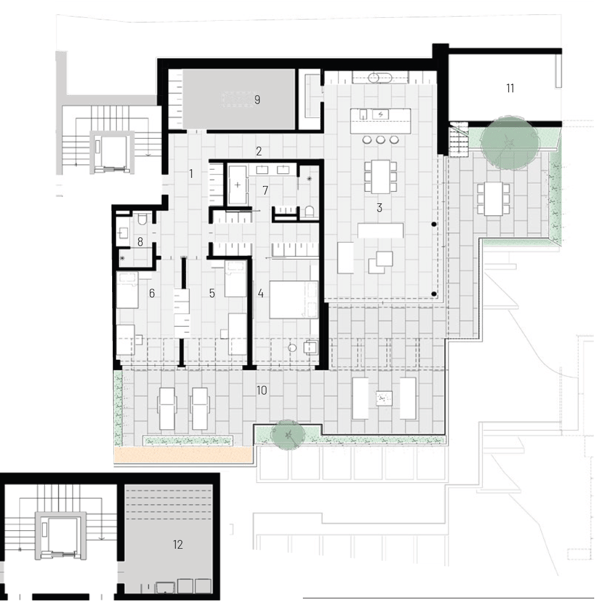 Neubau: 1.5-Zimmer-Terrassenwohnung, 144 m² - Wohnen am Sonnenhang 8