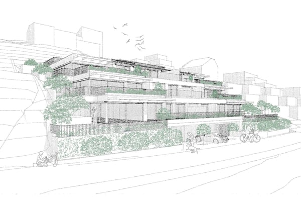 Neubau: 4.5-Zimmer-Terrassenwohnung, 151 m² - Wohnen am Sonnenhang 5
