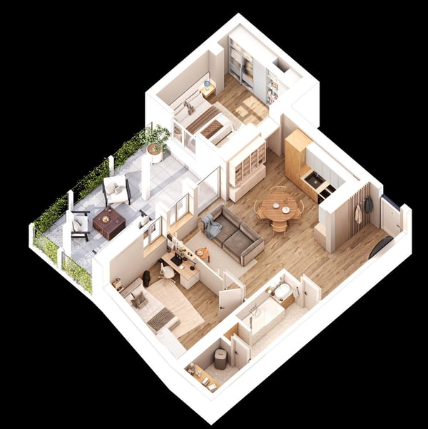 Charmant appartement de 3,5 pièces avec terrasse à Ecublens 12