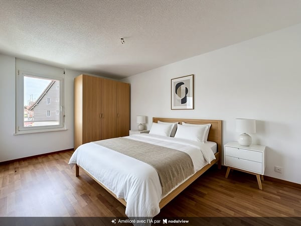 Libre de suite – 3.5 pièces traversant, balcon et calme villageois 7