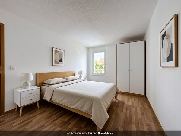 Libre de suite – 3.5 pièces traversant, balcon et calme villageois 6