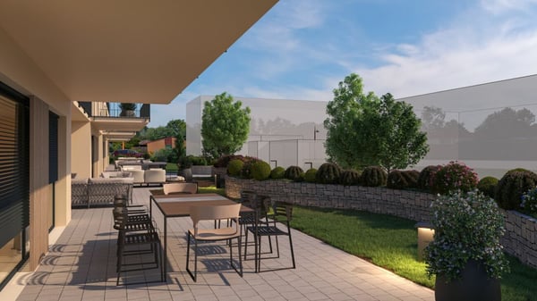 Wohnen wie in einem Haus: Maisonette mit Garten, Balkon & drei Badezimmern 2