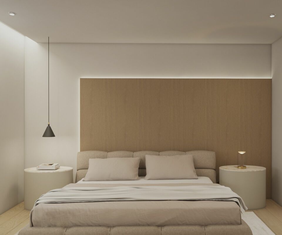 Appartamento giardino moderno 5,5 locali con camera principale, bagno en suite, loggia e balcone