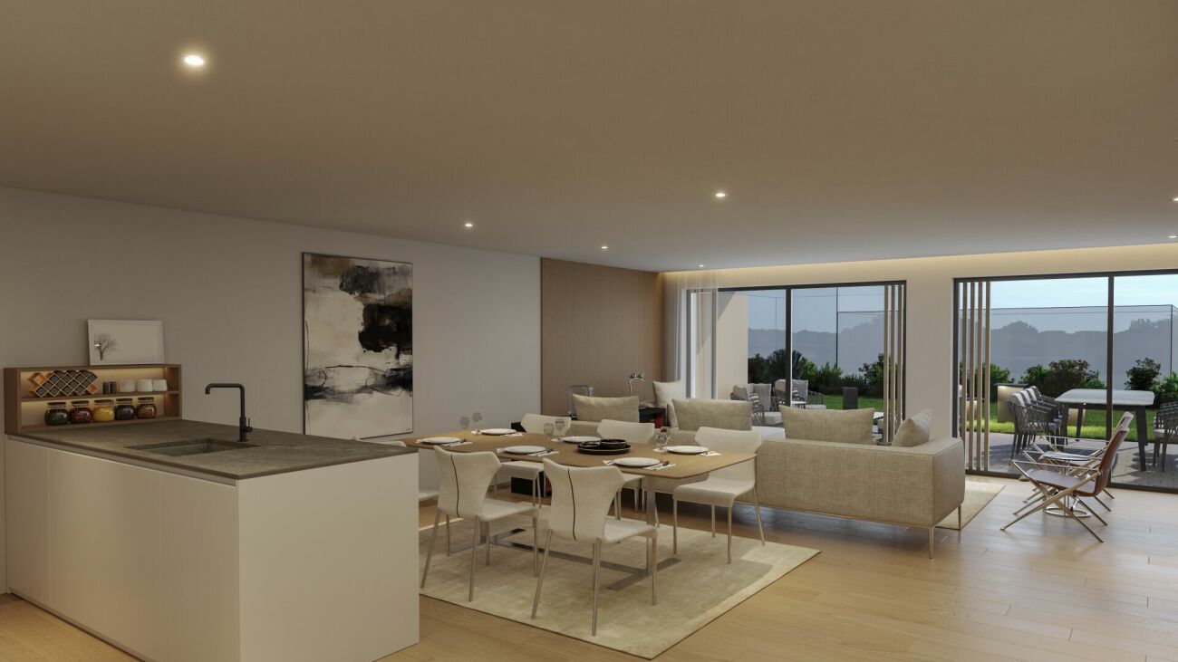 Appartamento giardino moderno 5,5 locali con camera principale, bagno en suite, loggia e balcone