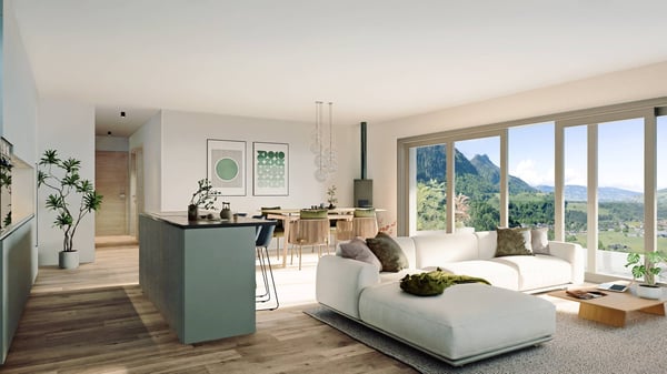 Charmey – Magnifique appartement neuf de 5.5 pièces avec vue et grande terrasse 2